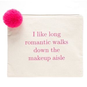 ONLY 1 NEW Canvas MakeUp Bag